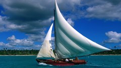 Fishing dominican republic sail boat
