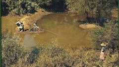 Fishing retro vintage USA colored 1940