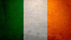 flag Ireland orange grunge white Green