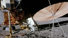 Flag Space moon American