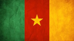 Flags Africa grunge digital art cameroon