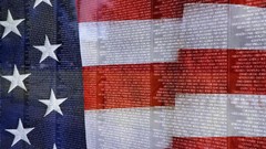 Flags American memorial