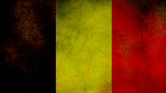 Flags Belgium grunge