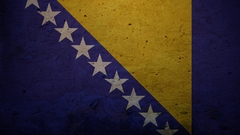 Flags bosnia and herzegovina