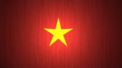 Flags communism Viet Nam