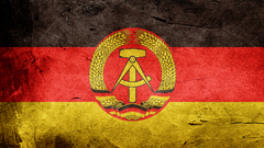 Flags Deutch Democratic Republic