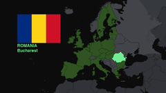 Flags Europe romania Maps