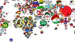 Flags funny minimalistic countries