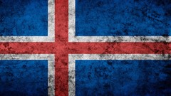 Flags grunge iceland artwork