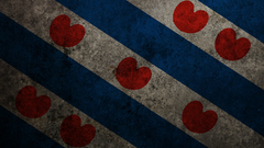 Flags Hearts Friesland
