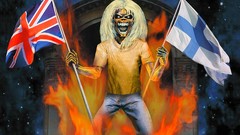 Flags iron maiden Eddie