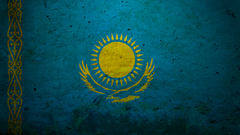 Flags Kazakhstan