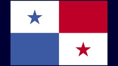 Flags Panama nations