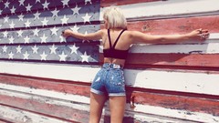 Flags Russian models jeans panties Anja Konstantinova