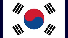 Flags south korea nations