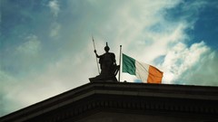 Flags statues Ireland irish