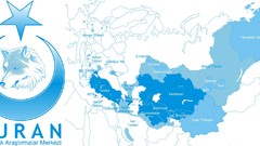 Flags turkish central asia Turan