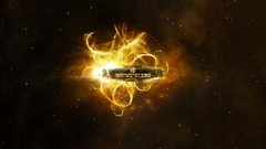 Flame abstract outer space