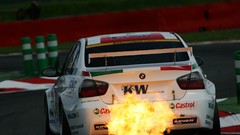 Flame BMW wtcc