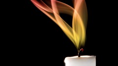 Flame Candles minimalistic artwork