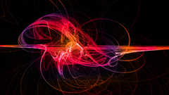 Flame effect abstract