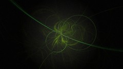 Flame Green abstract digital art