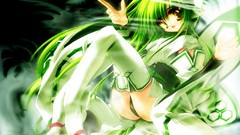 Flame Green Anime Fairies