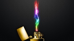 Flame multicolor Zippo lighters