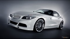 Flame white cars front bmw z4