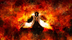 Flames bleach Zaraki Kenpachi
