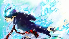 Flames blue school uniforms