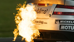 Flames cars fire Aston