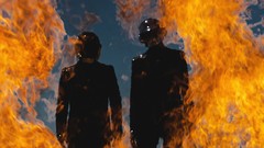 Flames daft punk photo shoot