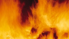 Flames fire