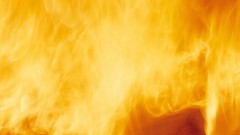 Flames fire