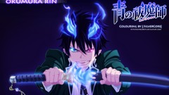 Flames heterochromia Anime anime