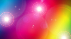 Flares abstract rainbows funky