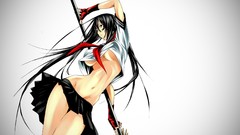 Flash Anime anime girls school uniforms Simple Background Ikki 