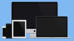 Flat design Technology Laptops Devices layout minimalistic 