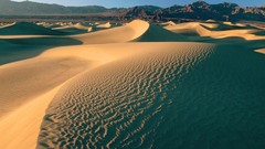 Flat dunes Death Valley deserts sand dunes