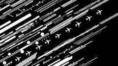 Flat flight black and white heaven abstract vectors grayscale