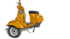 FLCL Fooly Cooly Vespa