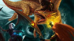 Flight Dragons fantasy art
