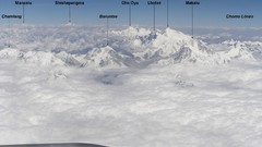 Flight Himalaya Mount Everest