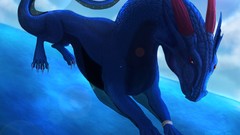 Flight ocean Dragons fantasy art