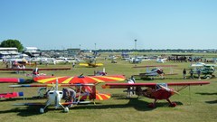Flightline at Oshkosh 2009