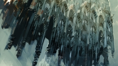 Floating architecture concept art