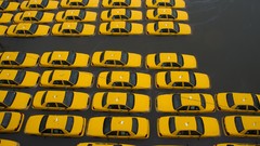 Flood hurricane Taxi cab new york city yellow cars Hurricane 