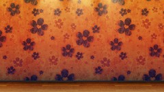 Floor 3D view orange