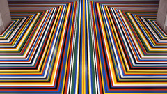 Floor multicolor design geometry